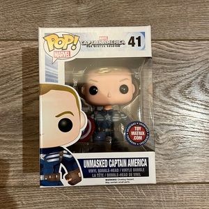 Funko Pop Marvel The Winter Soldier Captain America (Unmasked) #41